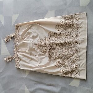 BCBG blush cocktail dress